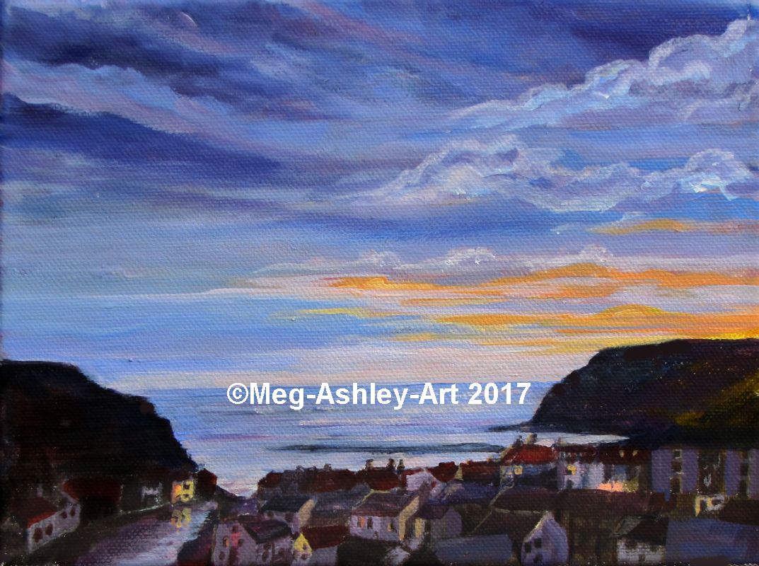 Evening comes to Staithes